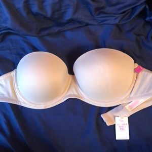 Brand New Nude VS Push Up Strapless Bra 34C